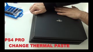 Playstation 4 PRO  Change thermal paste [upl. by Ahcirt]