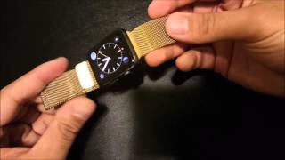 Moko Gold Milanese Apple Watch Band Review [upl. by Hanej]