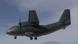 Alenia C27J Spartan Landing [upl. by Botsford]