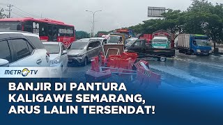 Banjir Pantura Kaligawe Semarang Arus Lalu Lintas Tersendat [upl. by Aiden251]