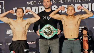 CARLOS CUADRAS VS JESSE quotBAMquot RODRIGUEZ  FULL WEIGH IN amp FACE OFF [upl. by Mabel94]