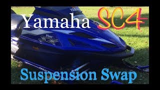 V Max Sled Update SC4 Suspension Swap Part 1 [upl. by Hotchkiss]