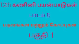 12th Computer Application  Tamil Medium  Chapter 8  Forms and Files  Part 1 [upl. by Nagey]