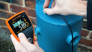 How to measure material thickness using the Elcometer MTG8 Ultrasonic Thickness Gauge [upl. by Festatus942]