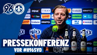 quotDie aktuell schwerstmögliche Aufgabe der Ligaquot  Pressekonferenz vor Hannover [upl. by Vigor]