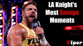 When LA Knight Destroying WWE Wrestlers On The Mic [upl. by Letreece895]