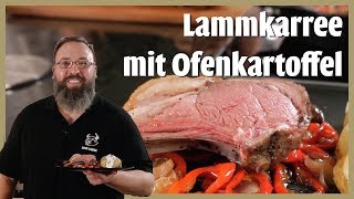 DON CARNE  Osterrezepte  Lammkarree mit Ofenkartoffel [upl. by Gnurt]