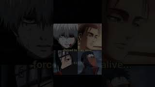 Forced to stay aliveitachi kaneki obito eren naruto aot edit anime trend shorts [upl. by Eel]