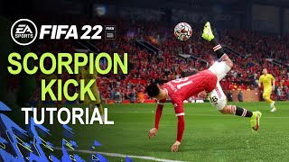 FIFA 22 SCORPION KICK Tutorial  Playstation amp Xbox [upl. by Nelda]