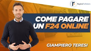 Come pagare un Modello F24 Online anche con credito [upl. by Dnaloy]