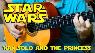 Princess Leia´s  Han Solo And The Princess Star Wars  Fingerstyle Guitar Marcos Kaiser 84 [upl. by Ellehs]