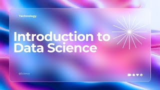 Introduction to Data Science [upl. by Carmine]