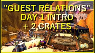 World of Warcraft Secrets Event Revealed quotGuest Relationsquot  Day 1 Intro  2 Crates [upl. by Gustafson]