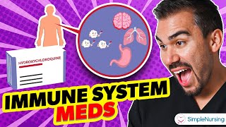 Pharmacology  Immune system drugs full video nursing RN PN NCLEX [upl. by Dihsar103]