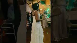 My reception dress entrance weddingceremony reception bride wedding reels tyla [upl. by Kathie]