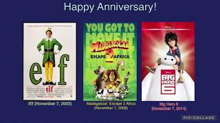 Happy Anniversary Elf Madagascar Escape 2 Africa and Big Hero 6 [upl. by Orvah]