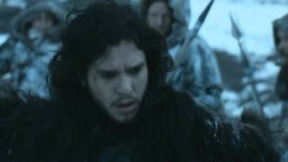 Game of Thrones Jon Kills Qhorin Halfhand 1080p HD [upl. by Thorner]