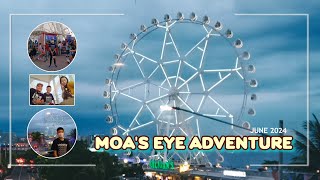 Sumakay Kami Sa MOAs EYE  Great Experience With My Family [upl. by Jacoby807]