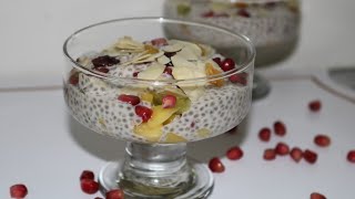 Chia PuddingChia seed friuts nuts puddingChia seed for weight lossSoumyas Cooking [upl. by Sharl146]