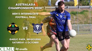 Australasia Championships 2024  Mens Intermediate Football Final [upl. by Akinej67]