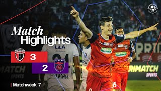 Match Highlights  NorthEast United FC 32 Odisha FC  MW 7  ISL 202425 [upl. by Larret]