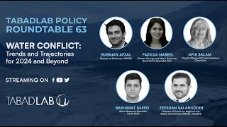 Water Conflict Trends and Trajectories for 2024 and Beyond  Tabadlab Policy Round Table 63 [upl. by Adian168]