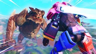 FORTNITE ROBOT VS MONSTER LIVE EVENT [upl. by Anilemrac]