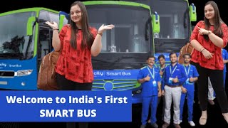 Indias First Luxury Smart Bus With Lounge  Intercity Smart Bus By Rail Yatri [upl. by Kentigera14]