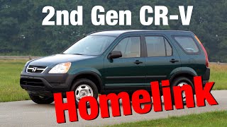 Add Homelink to 2nd Gen CRV [upl. by Jehiel]