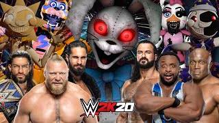 WWE FNAF SECURITY BREACH ROYAL RUMBLE WWE 2K20 [upl. by Melicent64]