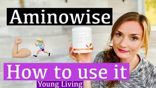 Aminowise supplement from Young Living How to use it [upl. by Courtnay]