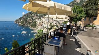 Sorrento Positano And Amalfi Walking Tour 4K 60fps [upl. by Tumer]