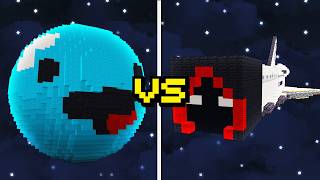 Skeppy vs BadBoyHalo SPACE House Battle  Minecraft [upl. by Egroej421]