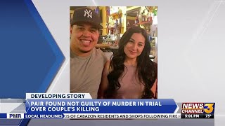 Pair found not guilty of murder in trial over local couples killing [upl. by Meelak]