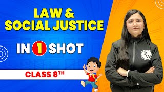 Law and Social Justice in 1 Shot  Class 8th SST  Pariksha Abhyas [upl. by Haggai]