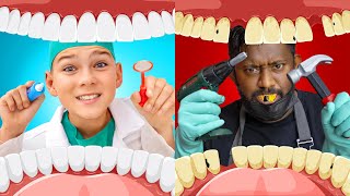 Cinq enfants le dentiste aide avec le mal de dents [upl. by Marne]