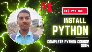 Program 1 What is Python How to install Python in VS Code  Complete Python Course VarinderCTO [upl. by Lisk606]