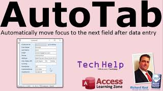 AutoTab and Input Mask in Microsoft Access to Automatically Move Focus to Next Field when Finished [upl. by Gowon]