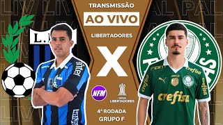 LIVERPOOLURU 0x5 PALMEIRAS  LIBERTADORES  GRUPO F  AO VIVO COM IMAGENS DO ESTÚDIO [upl. by Bergh]