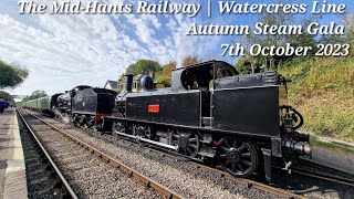 The MidHants Railway  Watercress Line  Autumn Steam Gala October2023 [upl. by Audly377]