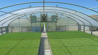 Agra Tech Thermolator Quonset Style Greenhouses [upl. by Halsy]