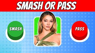 SMASH or PASS 100 OPTIONS  Female TV Characters Edition 2024  QUIZ WAVEZ [upl. by Ashby]