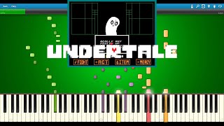 Undertale  Ghost Fight Synthesia [upl. by Marielle]