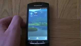 Sony Ericsson Xperia neo V  Android 40 ICS  aktualizacja [upl. by Lajib398]