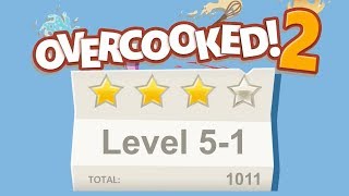 Overcooked 2 Level 51 4 stars 2 player Coop [upl. by Cahn]