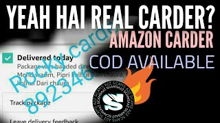 Carder Caught In India  Cod Carder In Telegram  Carding Amazon 2020 New Method India  Cyberbuddy [upl. by Maillliw477]