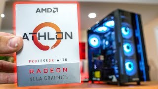 AMD Athlon 200GE Benchmarks Without A Graphics Card [upl. by Ahsienel]