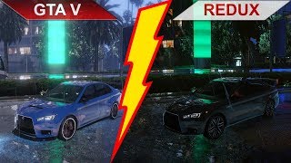 طريقة تركيب أقوي جرافيك واقعي في GTA 5 😍  Redux 118 [upl. by Ahseral]