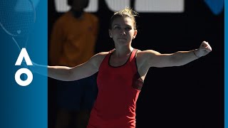 Match point Halep locks in semifinal spot QF  Australian Open 2018 [upl. by Marquis]