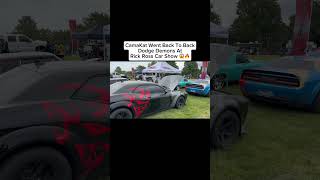 CamaKat Went Back To Back Dodge Demons At Rick Ross Car Show [upl. by Azarcon89]